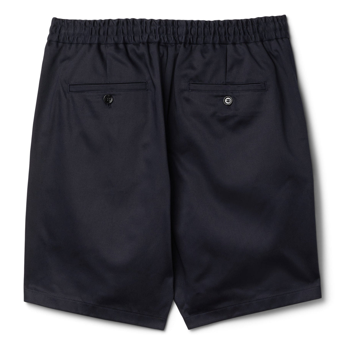 AMI Elasticated Waist Shorts (Navy Blue)