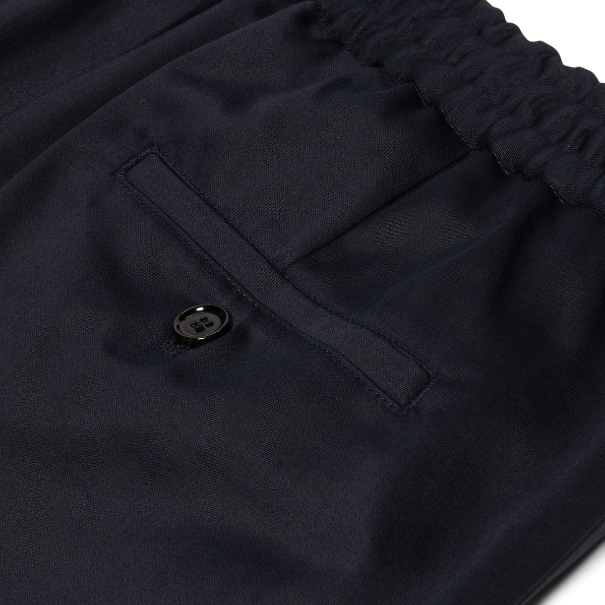 AMI Elasticated Waist Shorts (Navy Blue)