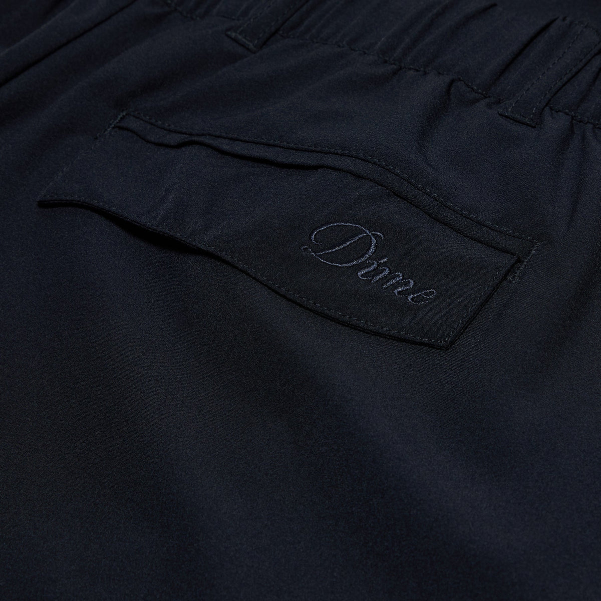 Dime Pleated Nylon Pants (Black)