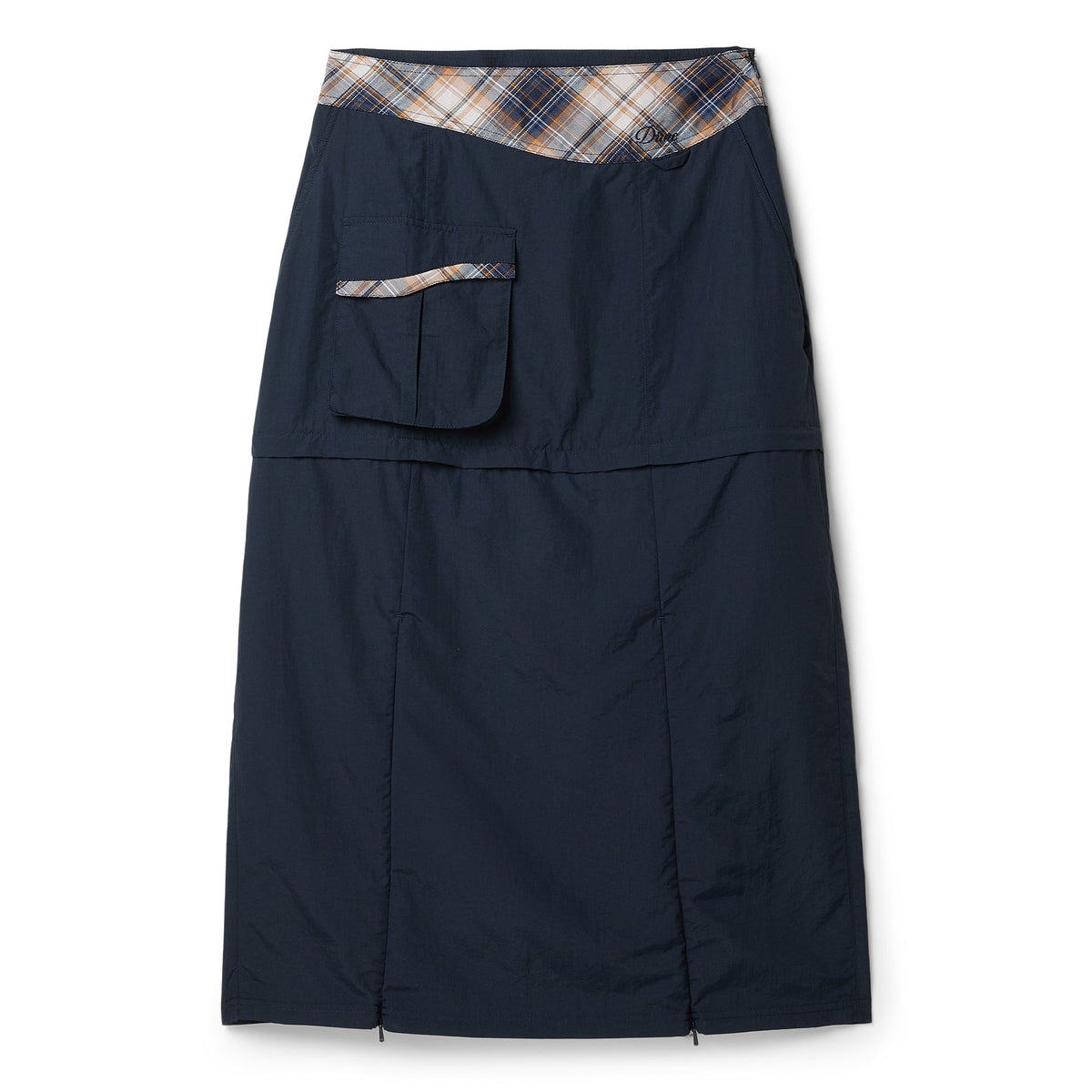Dime Tech Skirt (Plaid Navy)