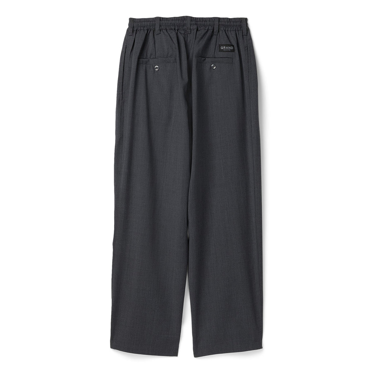 Grand Collection Wool Pant (Charcoal)