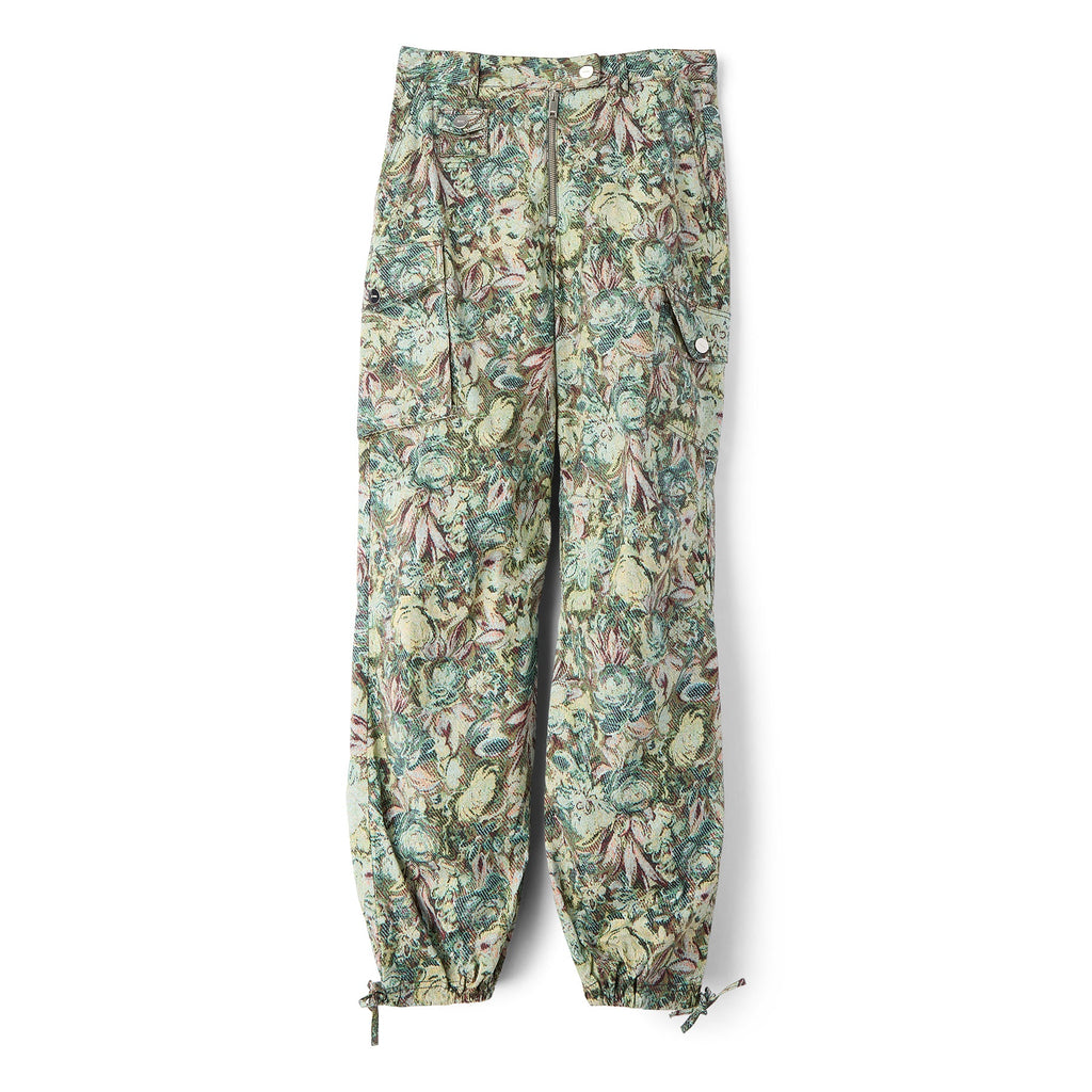 GANNI Tapestry Twill Pants (Jadeite )