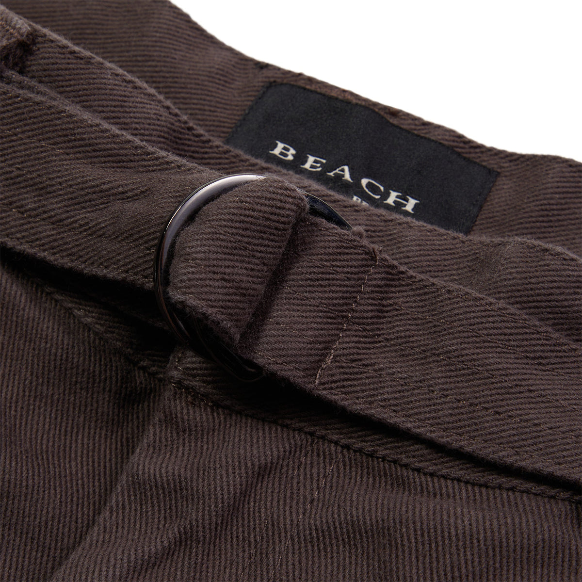 Beach Brains Pleated Suit Short (Dark grey)