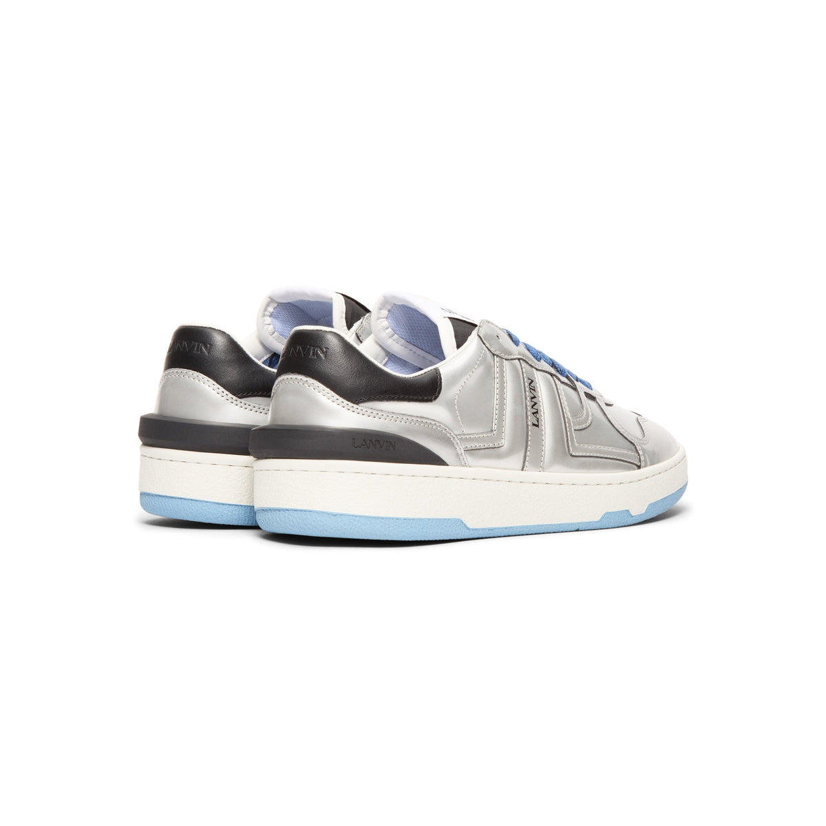 Lanvin Clay Mesh Sneakers (Silver)