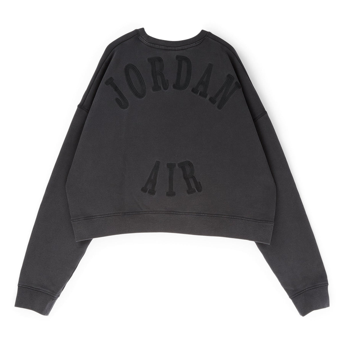 Air Jordan x IH Cropped Fleece Crew-Neck Sweatshirt (Black)
